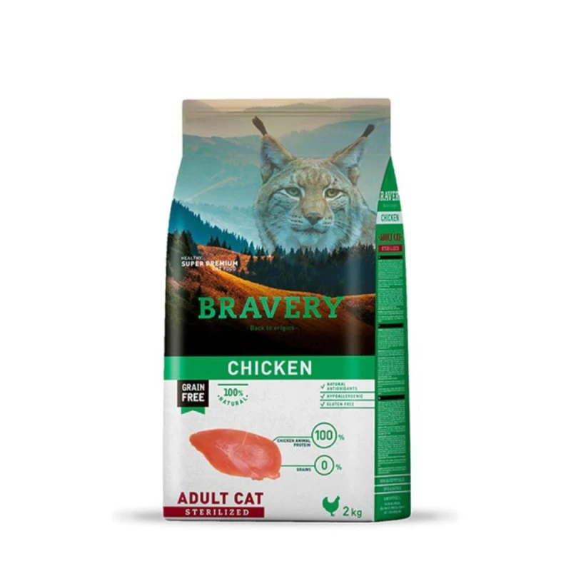 bravery-chat-adulte-sterilise-sans-cereales-au-poulet-2-kg