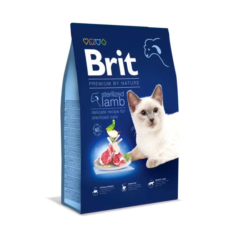 brit-premium-by-nature-a-lagneau-pour-chat-sterilise-8kg