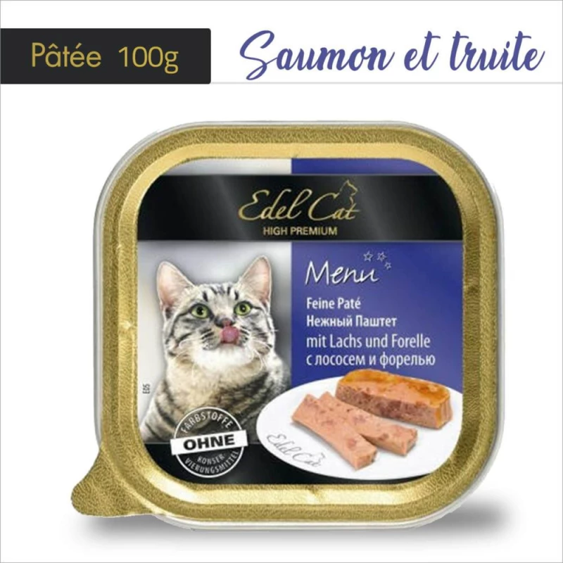 barquette-edel-cat-patee-saumon-et-truite-100g