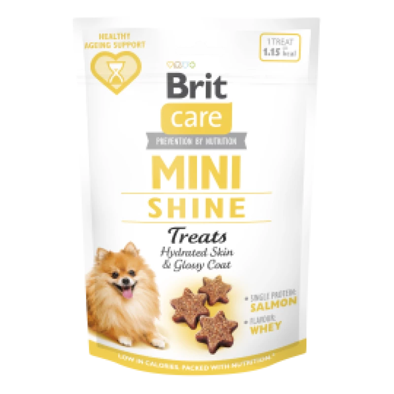 BRIT CARE DOG MINI TREATS 50g SHINE - saumon
