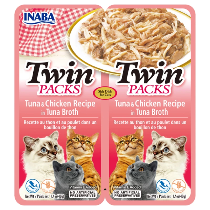Inaba Twin Packs Tuna & Chicken