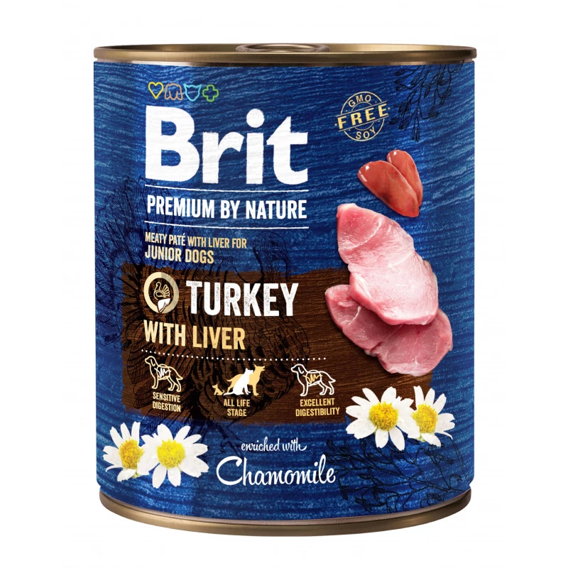 BRIT PREMIUM CHIOT PATEE 800g - dinde