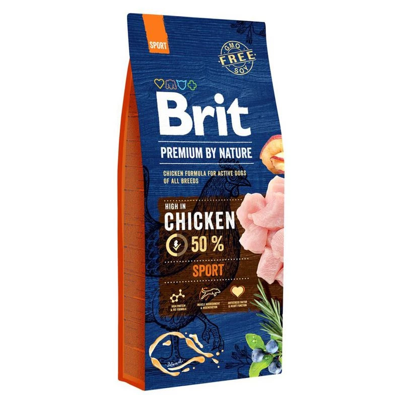 BRIT PREMIUM BY NATURE ADULT SPORT 15KG