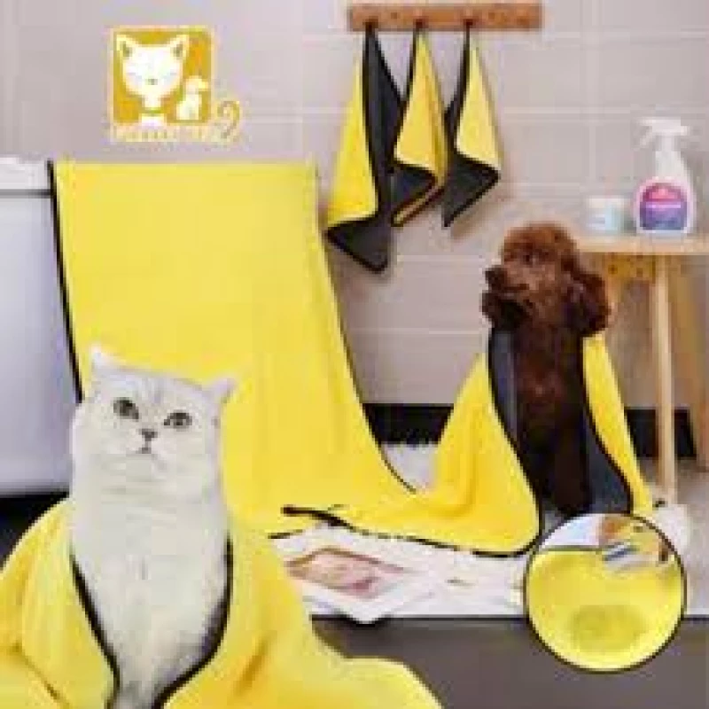 serviette-de-bain-chat-et-chien-70140