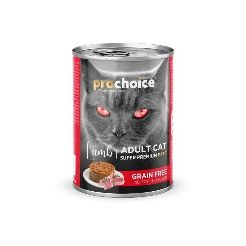 prochoice-gf-pate-chat-agneau-400-gr