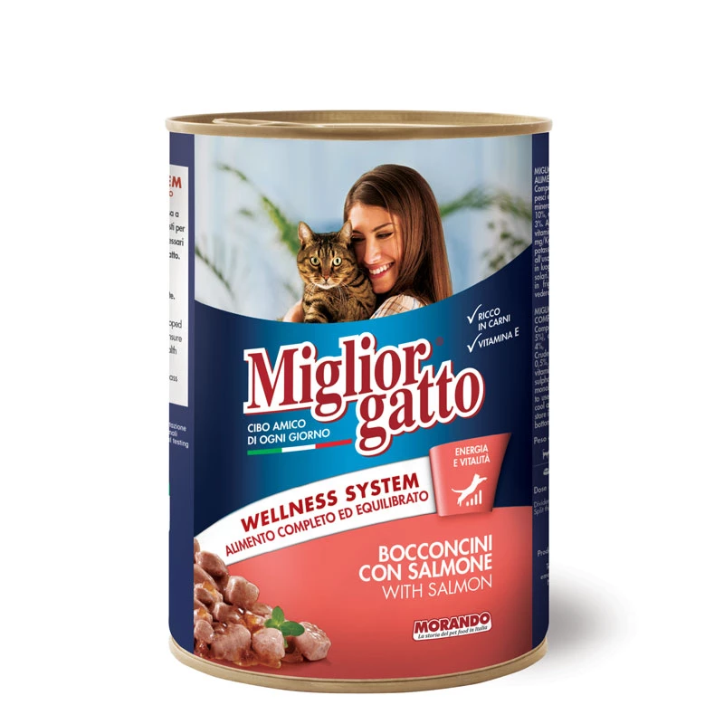BOITE Miglior gatto SAUMON SAUCE  405 gr