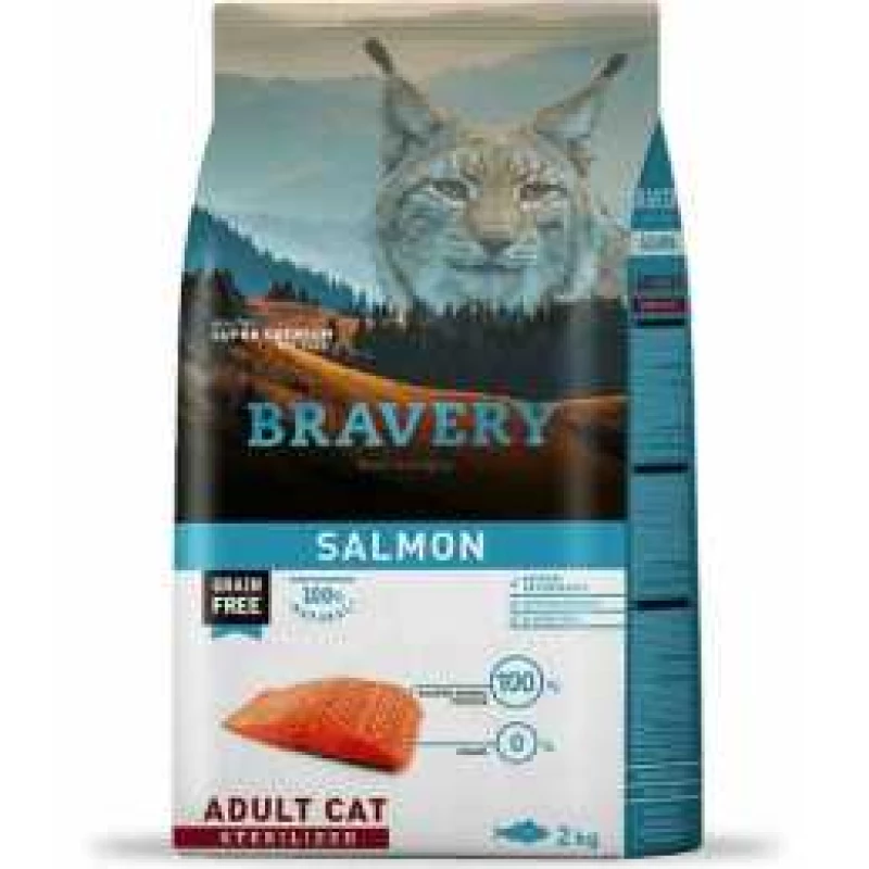 bravery-chat-adulte-sterilise-sans-cereales-au-saumon-2-kg