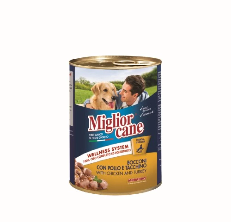 migliorcane-bouchees-poulet-et-dinde-405-gr