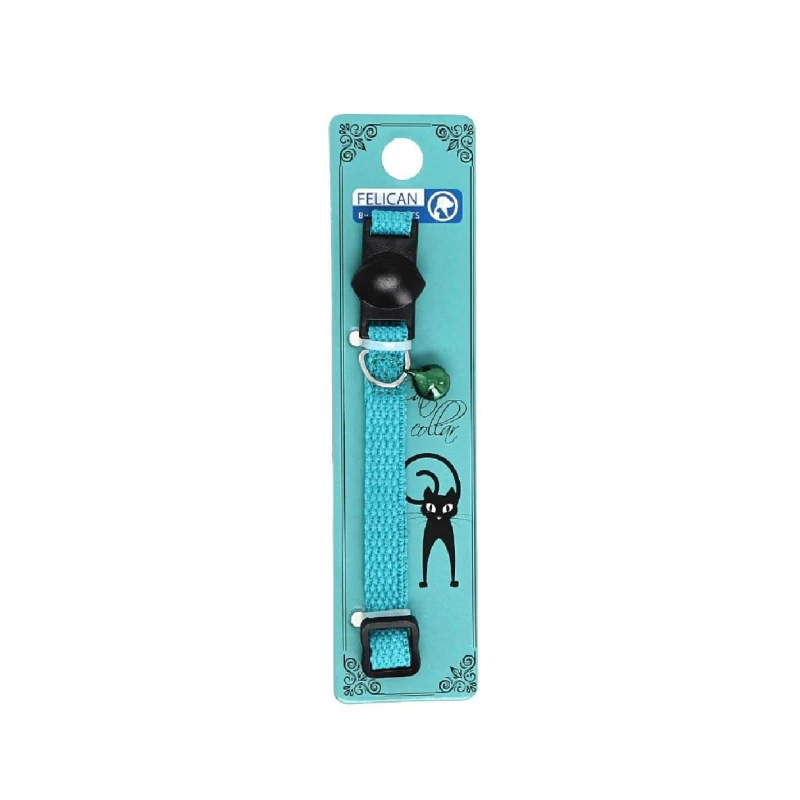 Collier Chat Vert d'eau 10mmx23-30cm