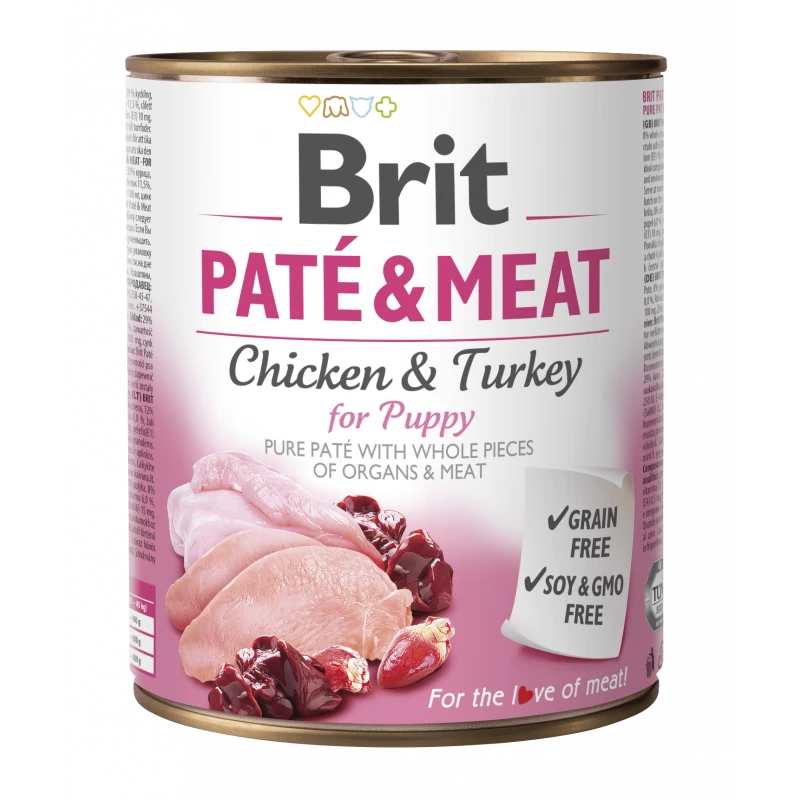 brit-care-chiot-patee-800g-poulet-dinde