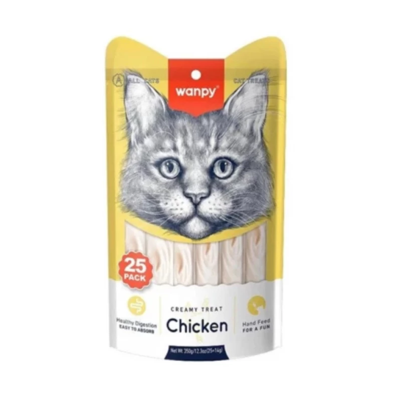Wanpy Crème - Poulet (25*14g)