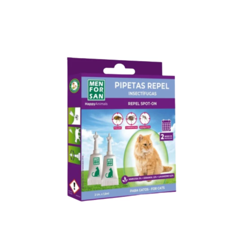 MENFORSAN PIPETTES ANTI-PUCES ET TIQUES - CHAT