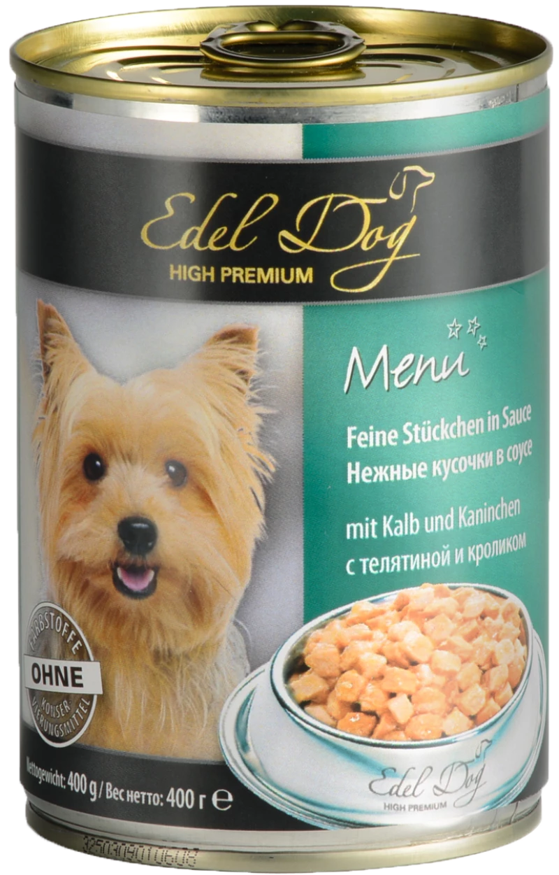 edel-dog-veau-et-lapin-400g