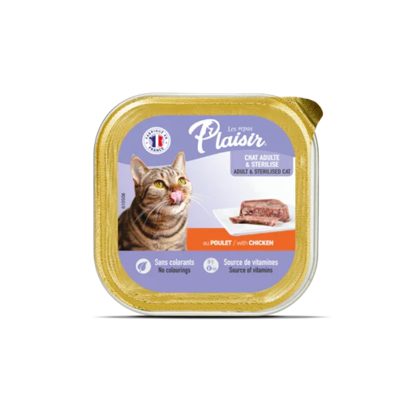 barquettes-plaisir-chat-adult-au-poulet-100gr